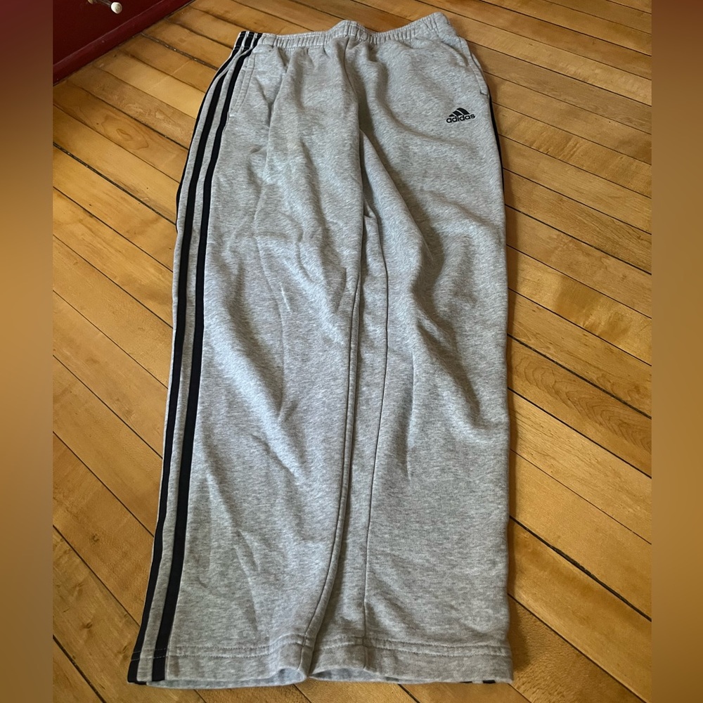 Gray Adidas Sweat Pants
